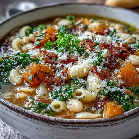 Fall Minestrone with Butternut Squash