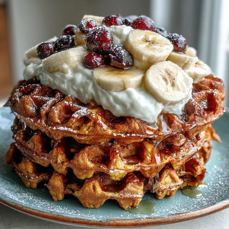 Fluffy anti-inflammatory turmeric waffles, showcasing vibrant yellow with a crisp texture.