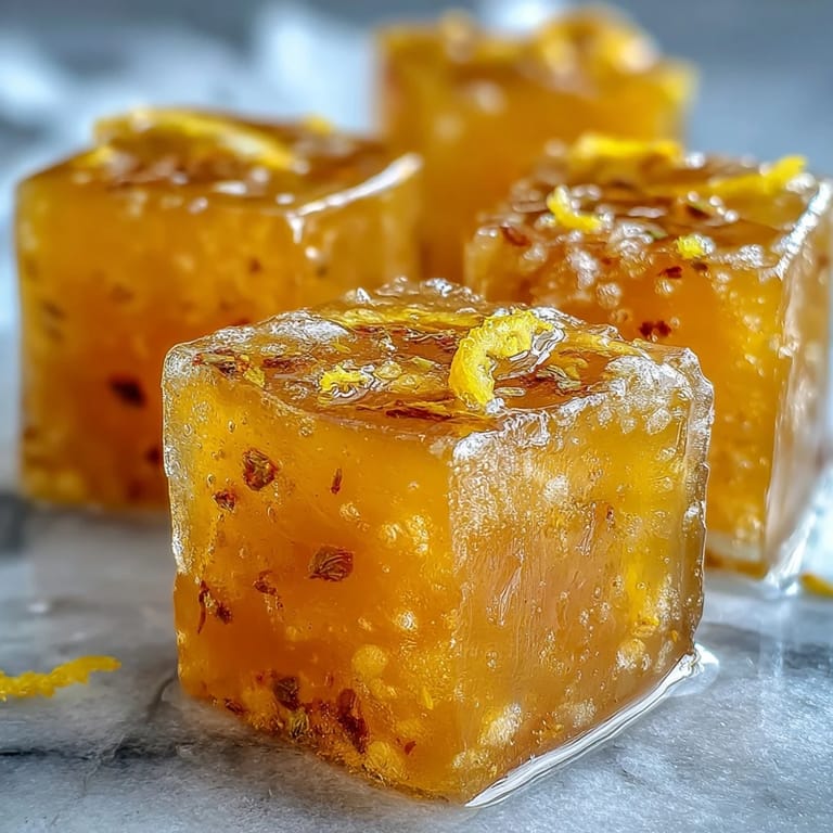 Vibrant frozen Lemon Ginger Turmeric Wellness Cubes ready to boost your day.
