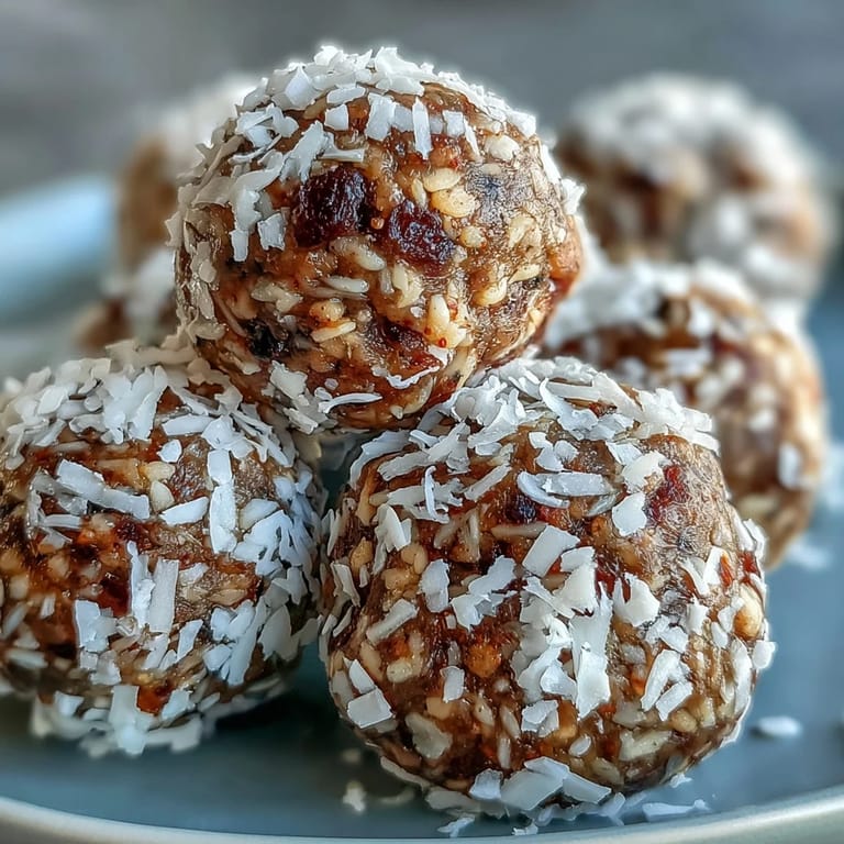 Vibrant no-bake Ginger Turmeric Energy Balls ready for a healthy snack boost.