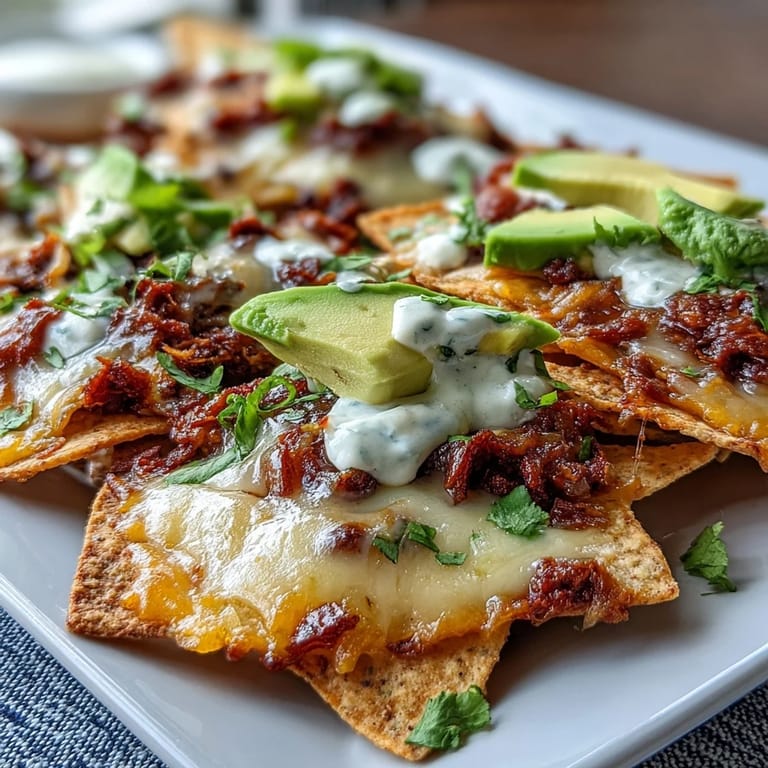 Soccer Game Day Nachos with Cheese Sauce: golden tortilla chips loaded with melted cheddar-Monterey Jack blend, diced onions, and zesty cilantro for the ultimate game-day snack.
