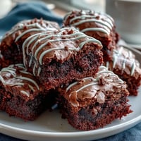 Baseball-themed brownie bites with white icing laces, perfect for sports parties and game day desserts.  